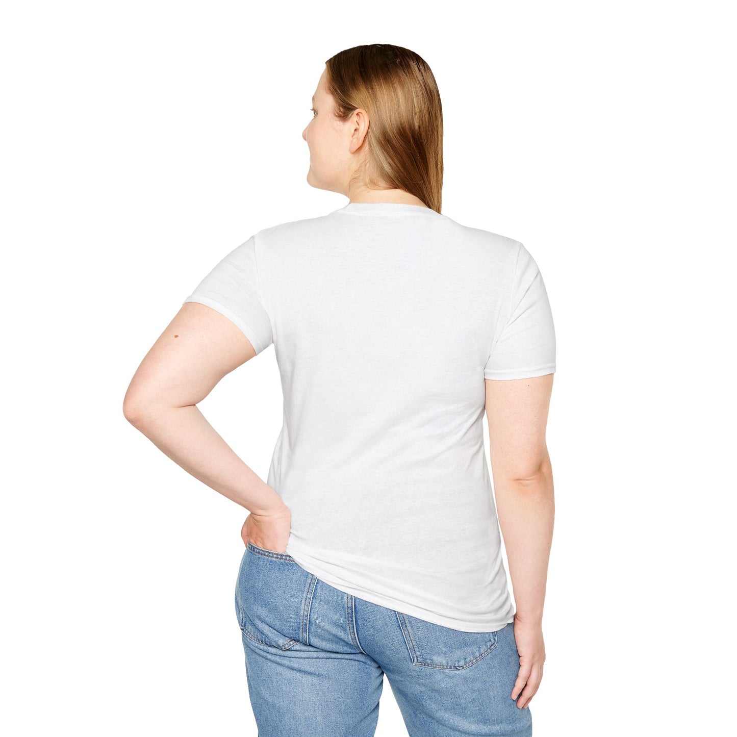 True North VBS Uplifting Compass Front Only Unisex Softstyle T-Shirt - My Heart Points to Jesus!