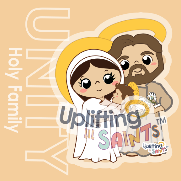 Holy Family DIGITAL DOWNLOAD UpliftingLilSaints Sacred Family