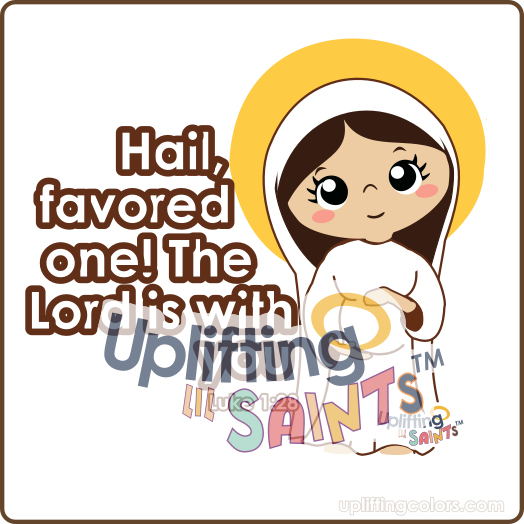 Expecting Mary DIGITAL DOWNLOAD UpliftingLilSaints Saint Expecting Mary ,Pregnant Mary