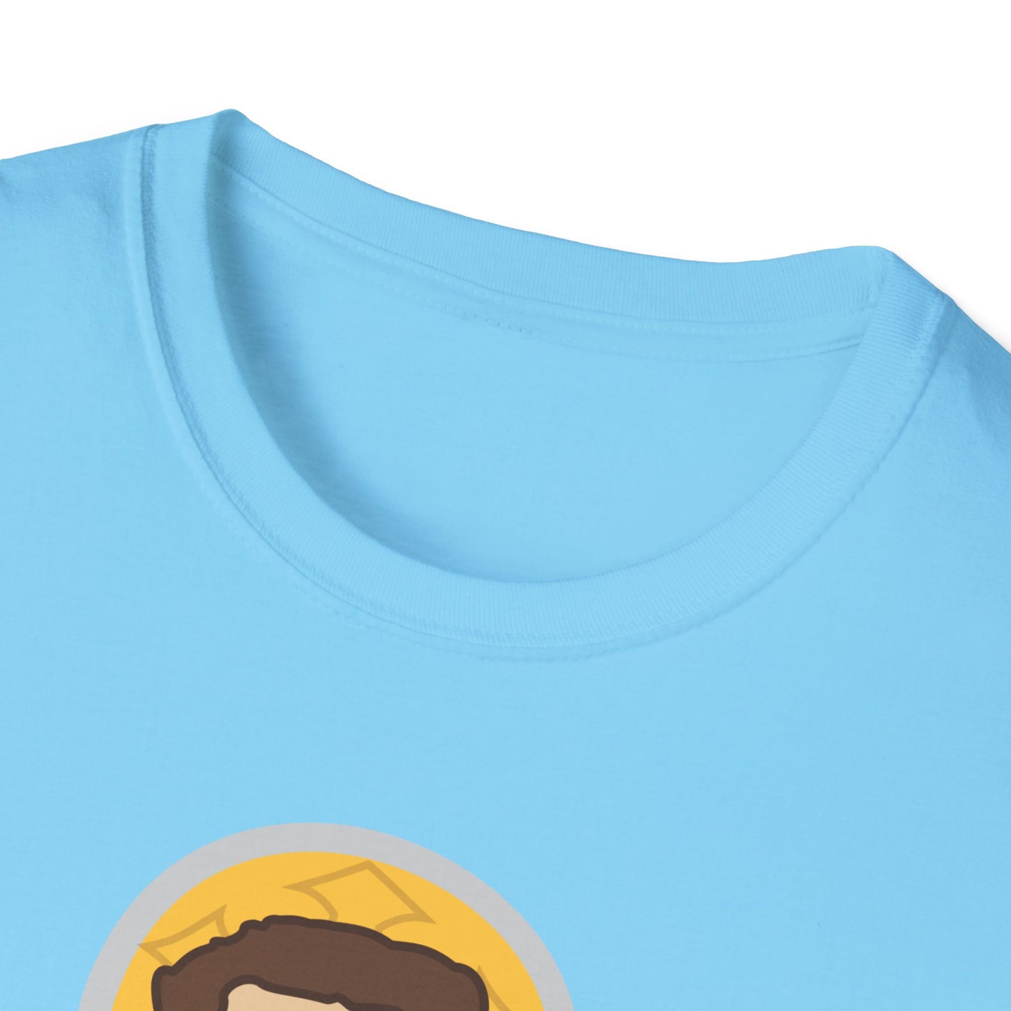 True North VBS Uplifting Lil Jesus Explorer True North Unisex Softstyle T-Shirt - My Heart Points to Jesus!