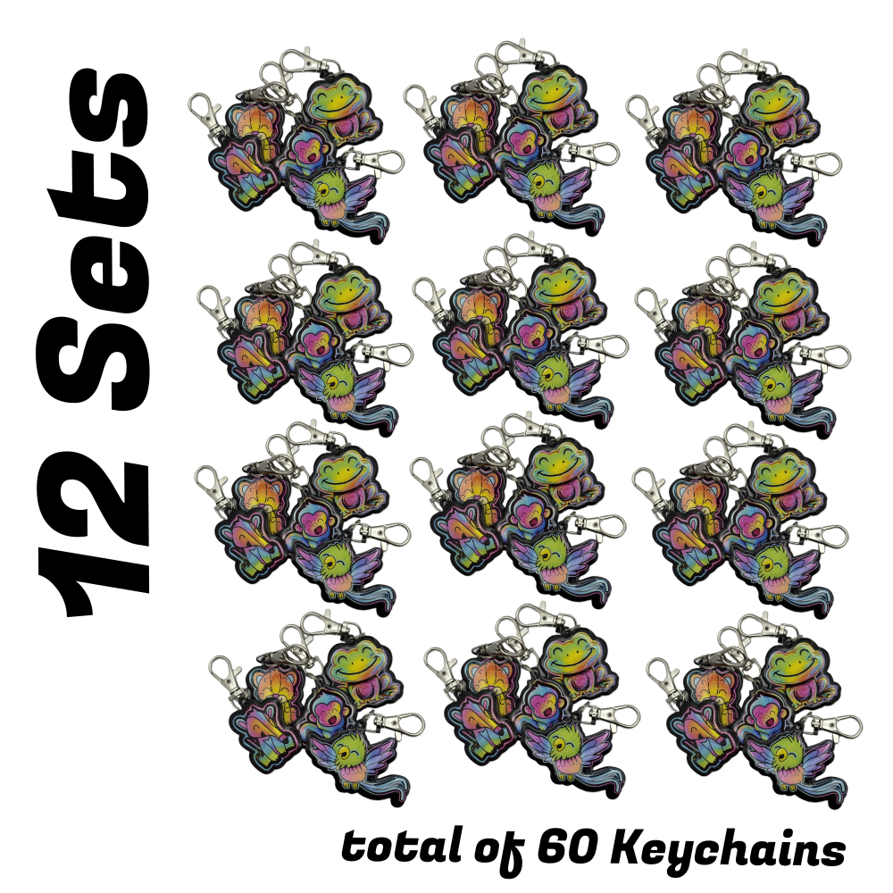 VBS Rainforest Buddies Pop Art Keychain