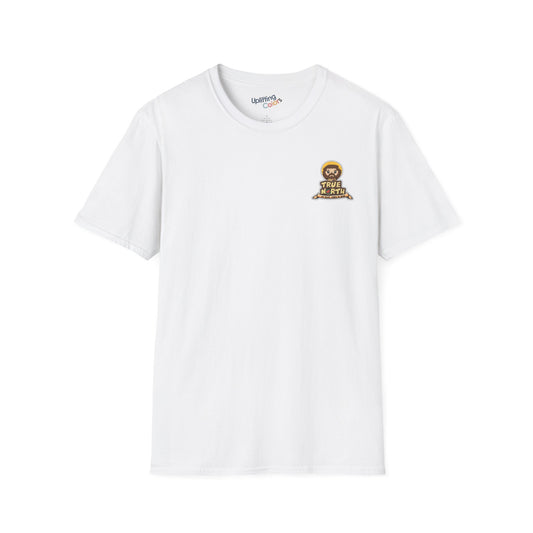 Uplifting Lil Jesus Explorer True North Unisex Softstyle T-Shirt - Adventure Awaits!