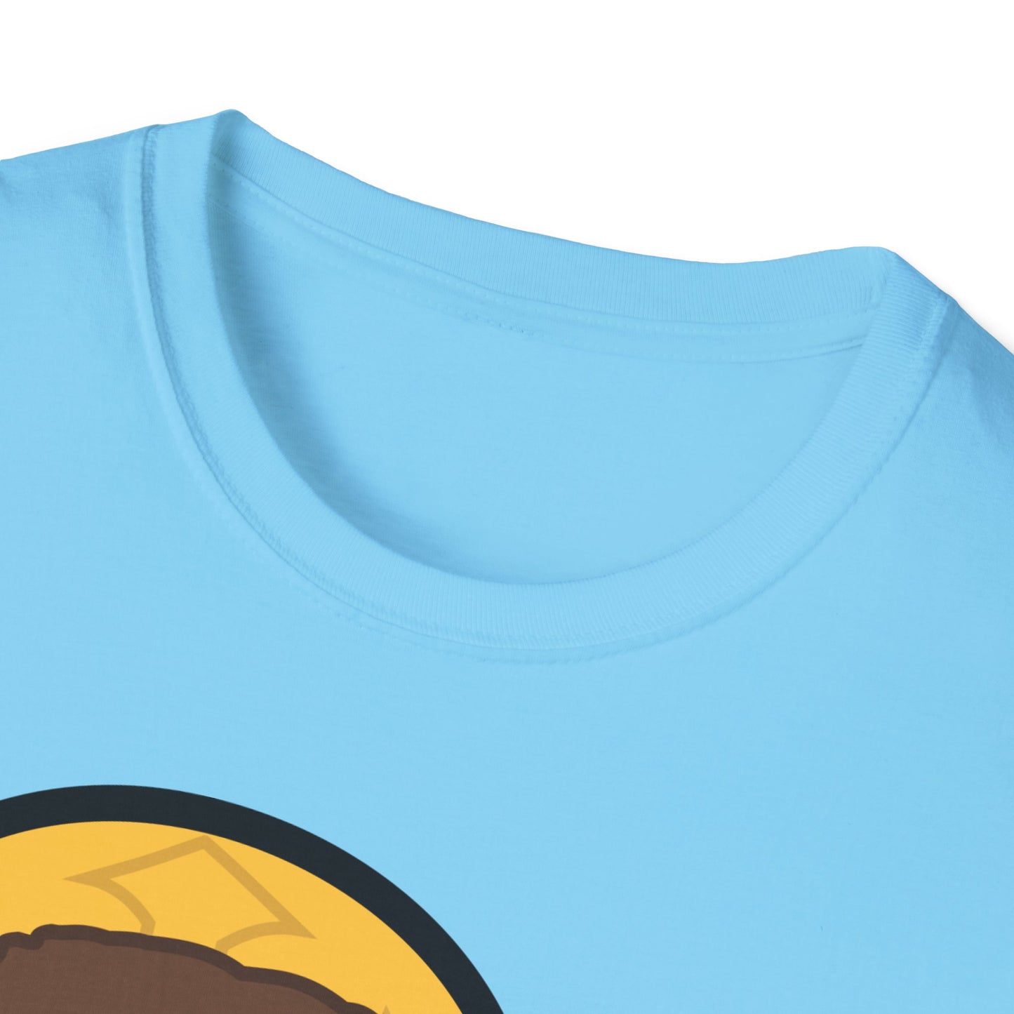 True North VBS Uplifitng Lil Jesus with Compass Unisex Softstyle T-Shirt - My Heart Points to Jesus!