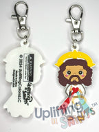 Uplifting Lil Saints Large Soft PVC Keychain