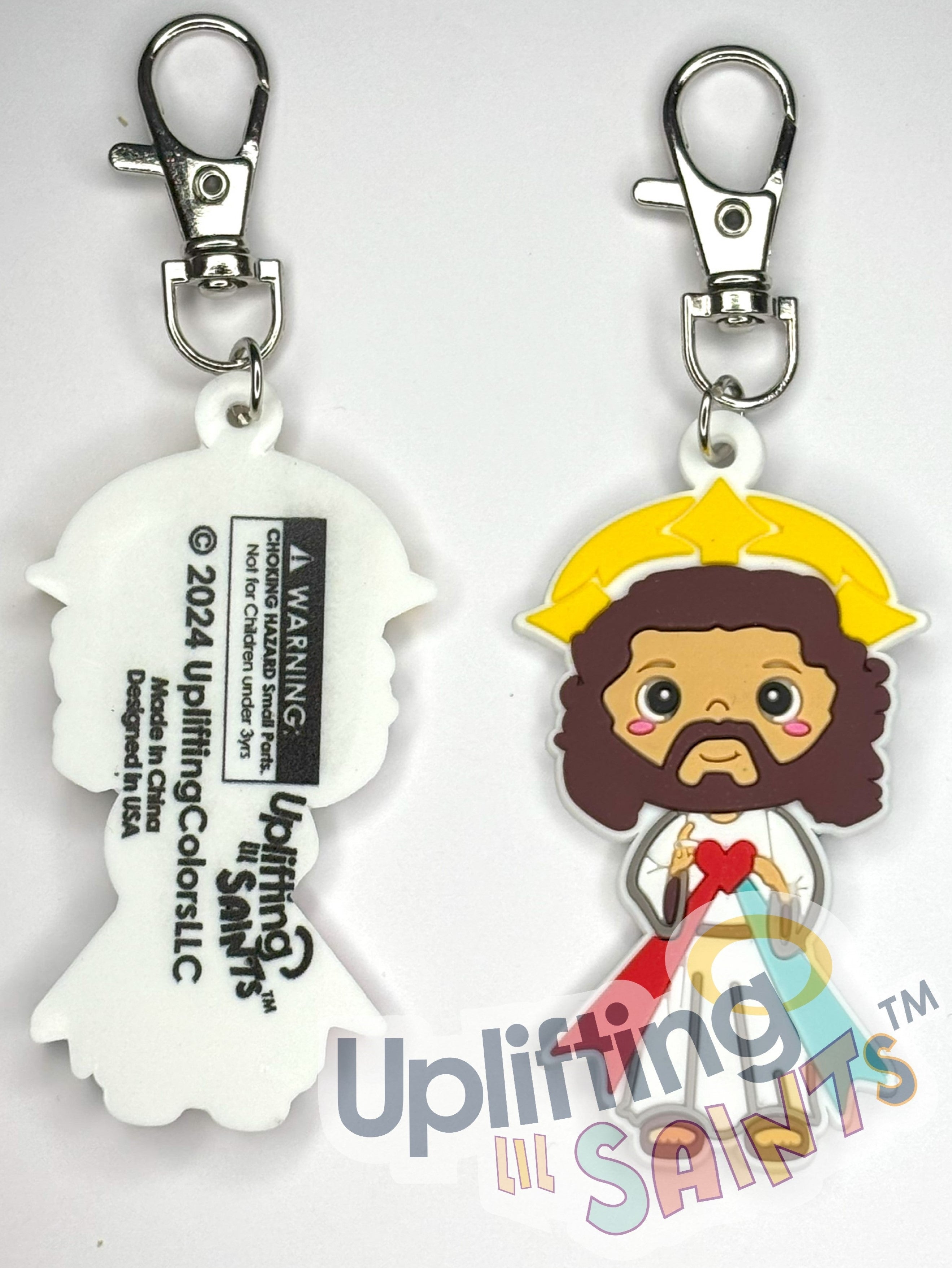 Uplifting Lil Saints Large Soft PVC Keychain