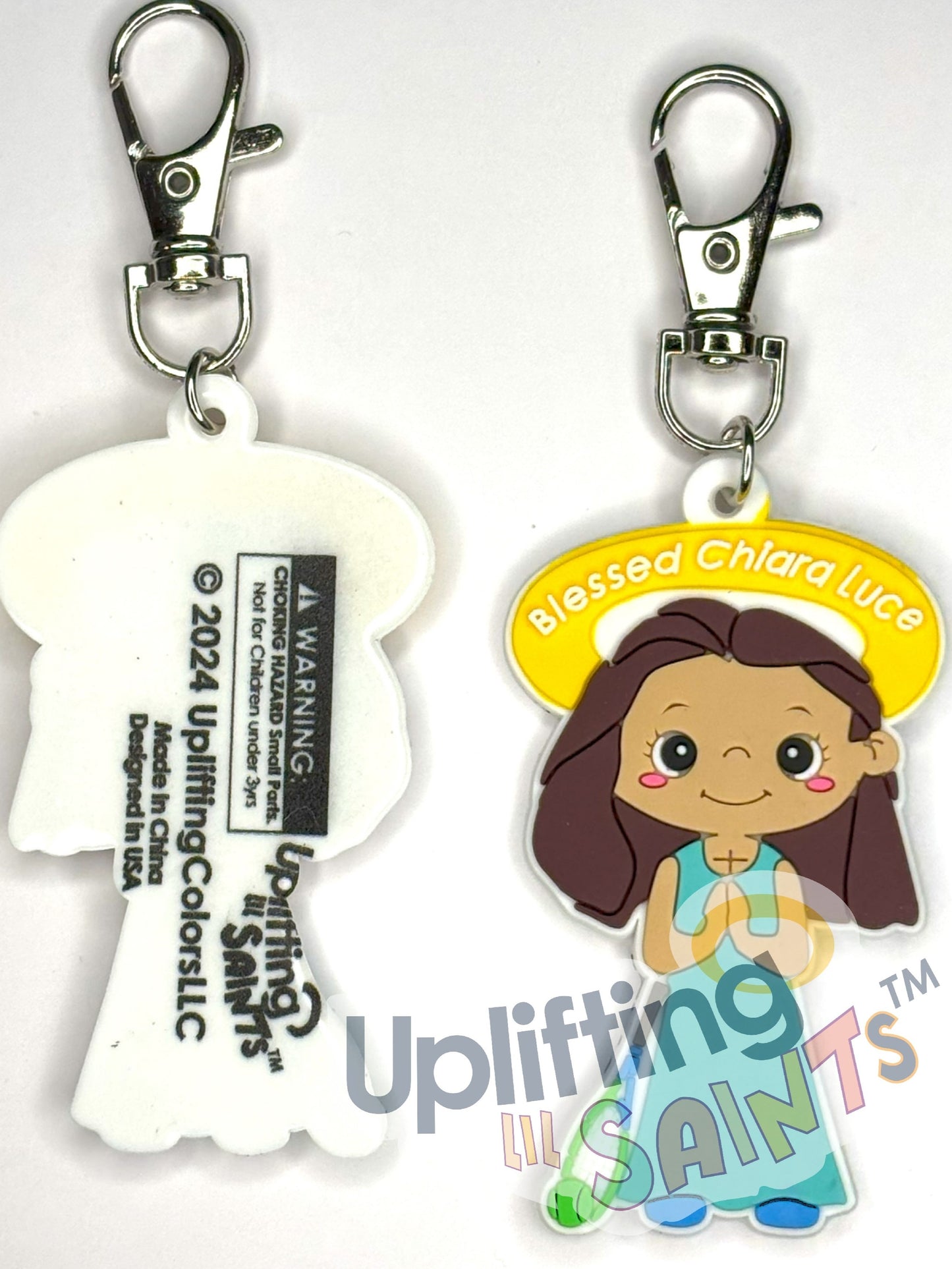 Collectible KeyChain Soft touch Uplifting Lil Saints Large PVC Keychain