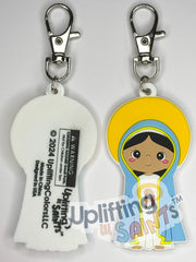 Uplifting Lil Saints Large Soft PVC Keychain – Virgin Mary