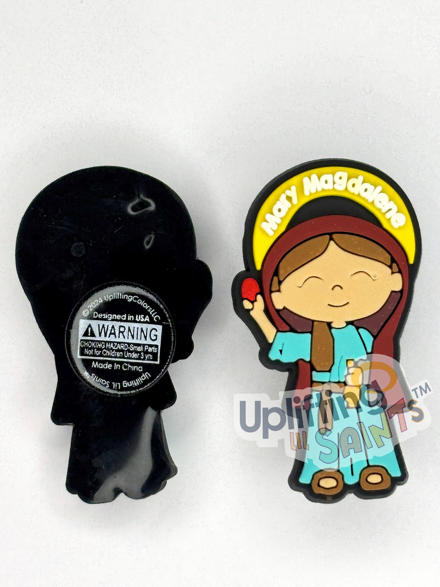 Catholic VBS Bracelet Uplifting Lil Saints  . Crocs Style Bracelete.  Soft touch PVC Charms and Silicone Bracelet