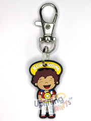 Uplifting Lil Saint Keychain.  Soft PVC Small Keychain – Carlo Accutis