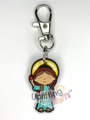 Uplifting Lil Saint Keychain.  Soft PVC Small Keychain – Mary Magdalene