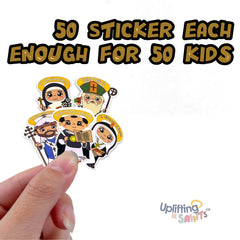VBS Rainforest Falls Cutest Uplifting Lil Saints Pack VBS – 50 stickers each Character