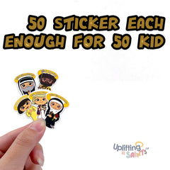 VBS True North Cutest Uplifting Lil Saints Pack VBS 2025 – 50 stickers each Character