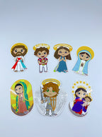 Uplifting Lil Saints Sticker (3.5 Inches Tall)