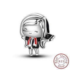 Uplifting Silver Bracelet Charm - exquisite Silver Jewerly (CHARM ONLY) – Graduate Charm