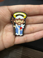 VBS Bracelet perfect for Rainforest Falls. Crocs Style Bracelete.  Soft touch PVC Charms and Silicone Bracelet featuring Uplifitng Lil Saints