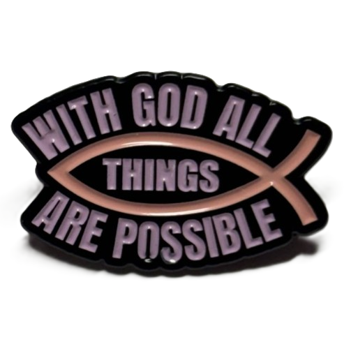 Faith & Style – Uplifting Medal Enamel Pin