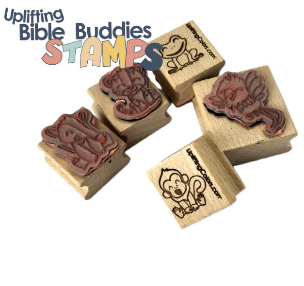 Uplifting Bible Buddies STAMPS – VBS Rainforest 5-Pack