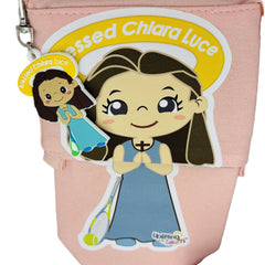 Telescopic Pencil bag canvas with Zipper, Uplifting Lil – Blessed Chiara Luce