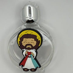 Uplifting Holy water Glass bottle with Charm 15ml – Lil Jesus Divine Mercy