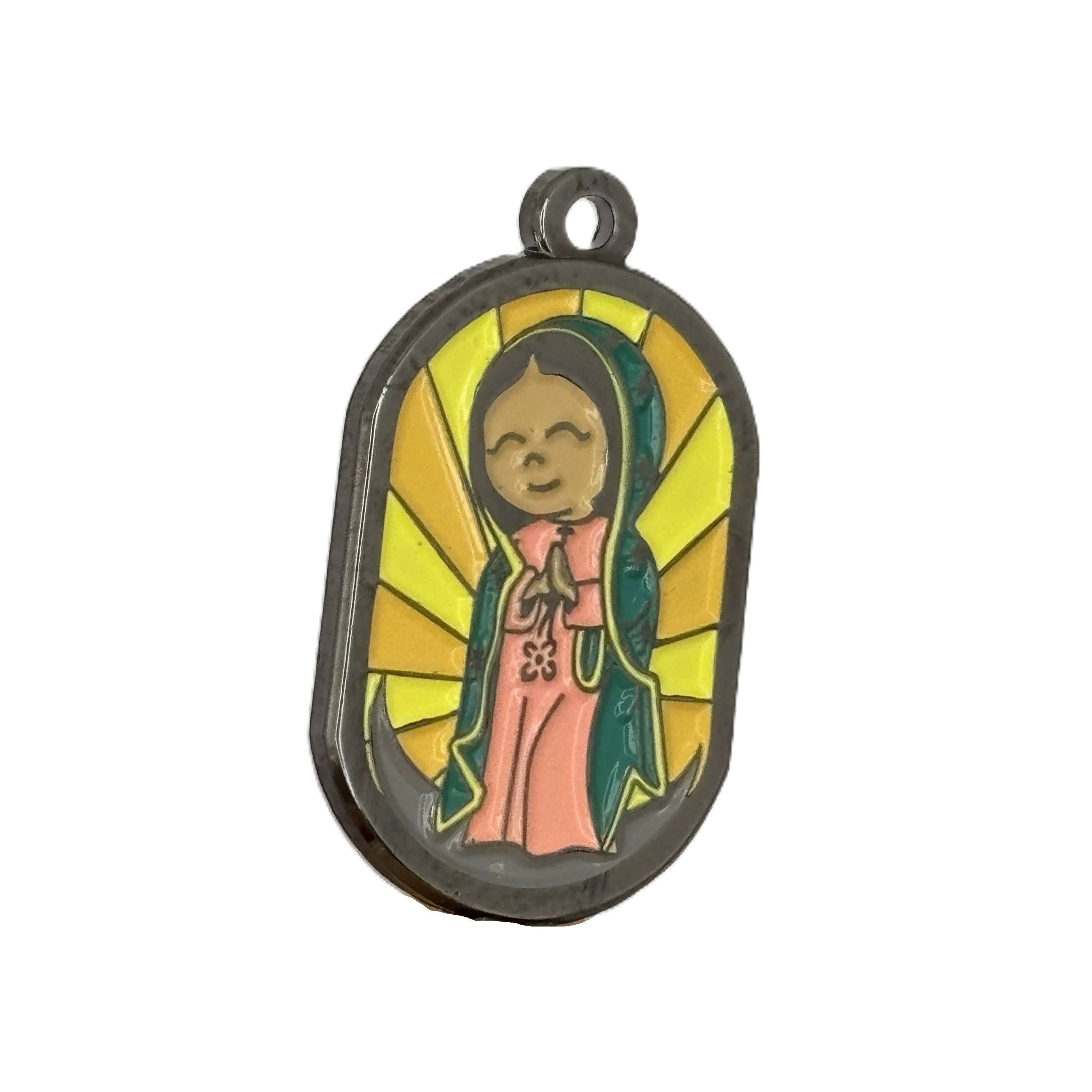 PRE-SALE Uplifting Lil Lady of Guadalupe Bracelet beautiful medal and Panacord