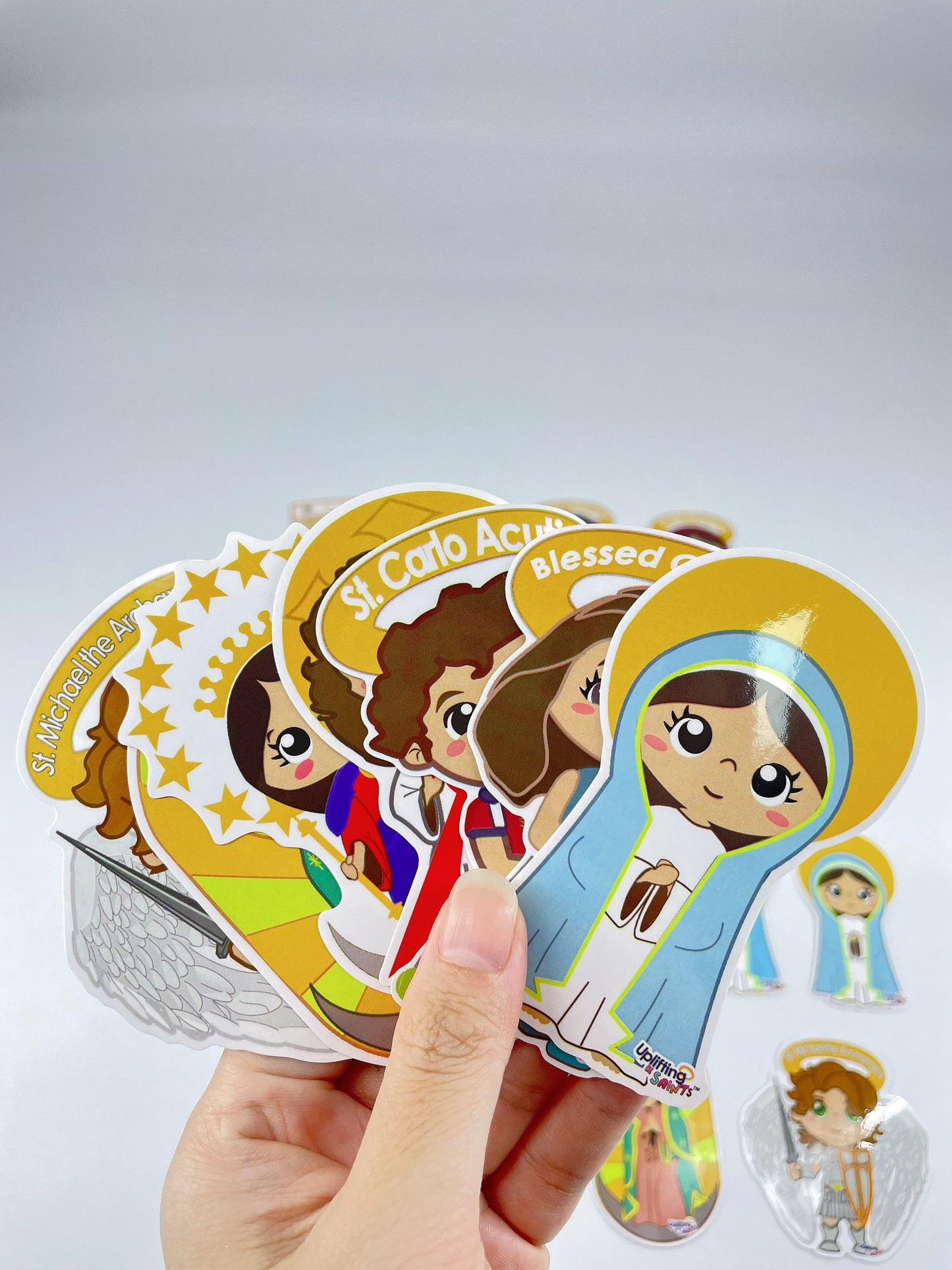 Uplifting Lil Saints Sticker Pack (Pick your Favorite) (3.5 Inches Tall)