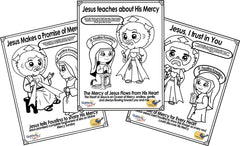 Feast of Divine Mercy Coloring Pages DIGITAL DOWNLOAD