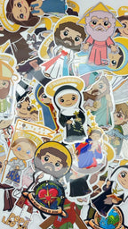 All Saints Bundle: 70 different Lil Saints Stickers