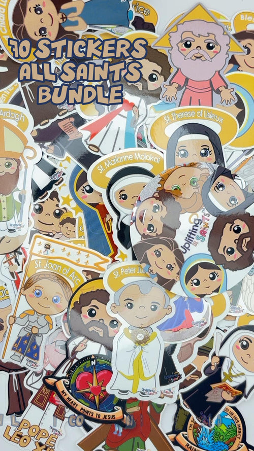 All Saints Bundle: 70 different Lil Saints Stickers