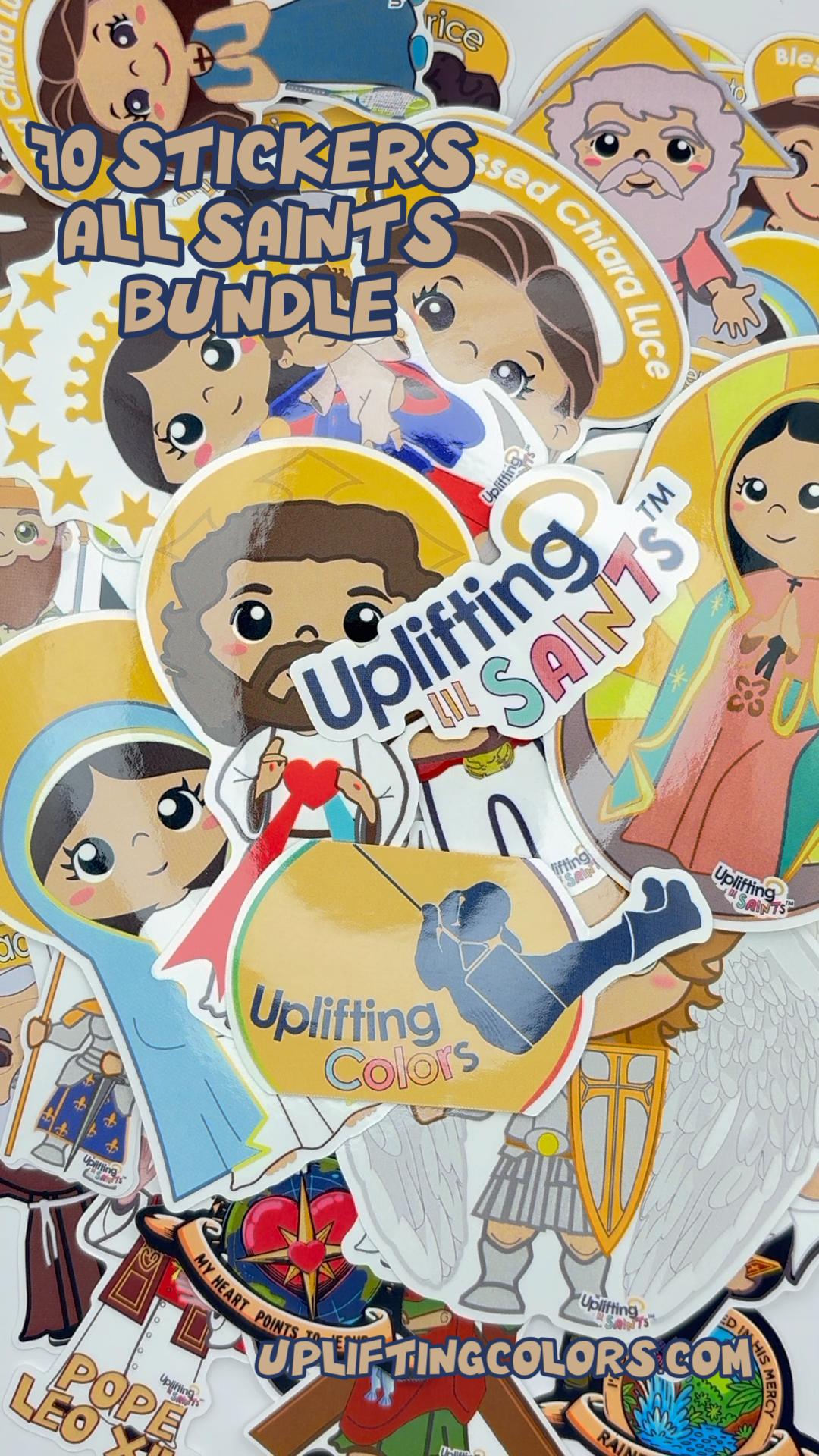 All Saints Bundle: 70 different Lil Saints Stickers