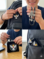 Uplifting Lil Holy Spirit KeyChain.  Acrylic and Resine Small Key Chain