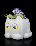 Uplifting Grumpy Kitty Planter