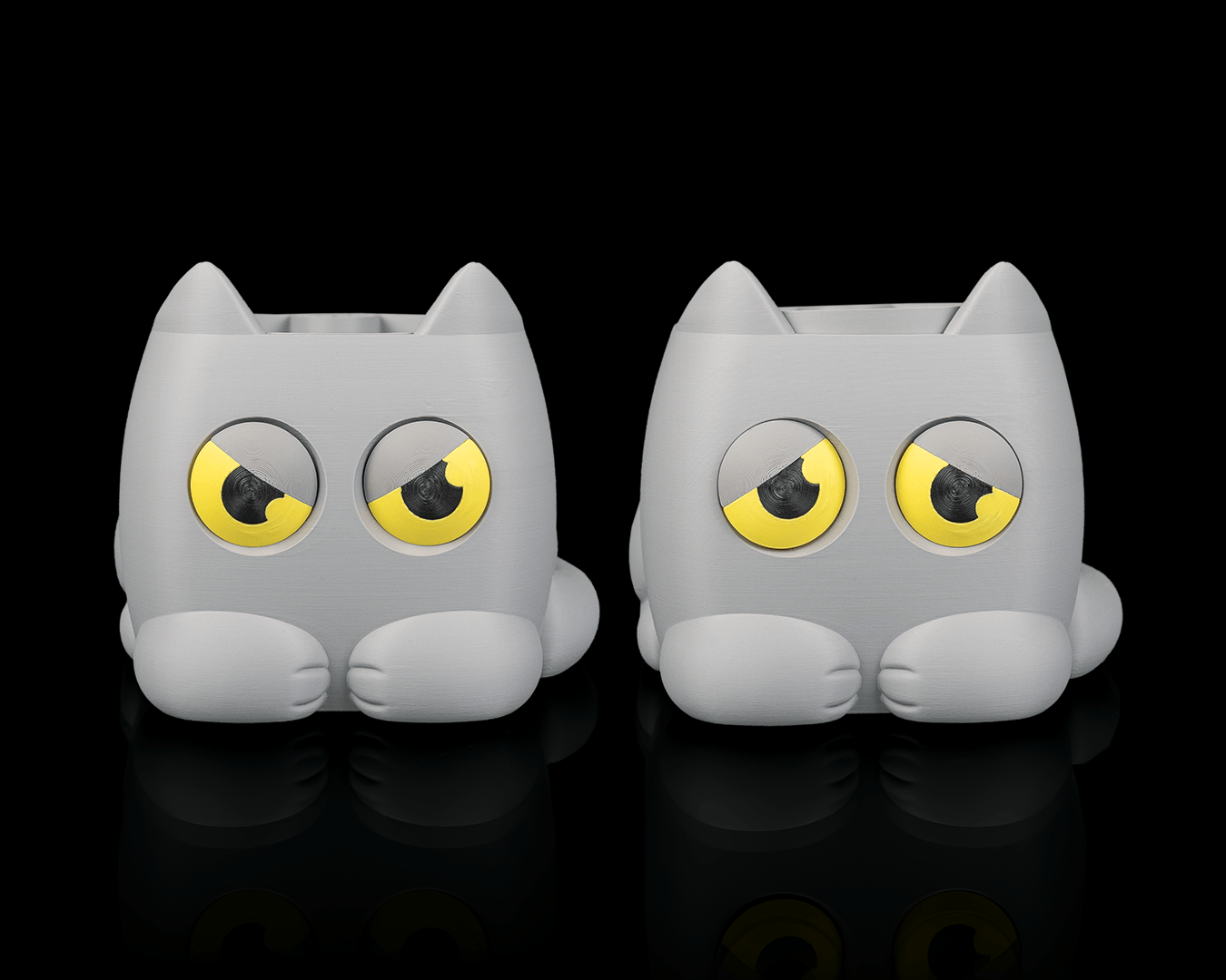 Uplifting Grumpy Kitty Planter