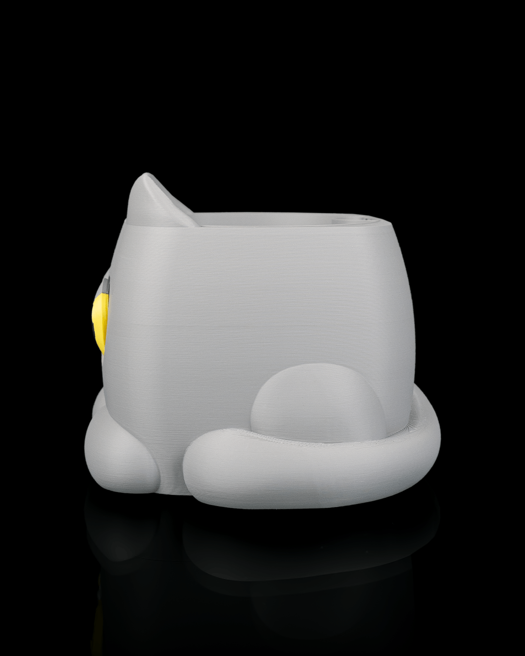 Uplifting Grumpy Kitty Planter