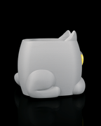 Uplifting Grumpy Kitty Planter