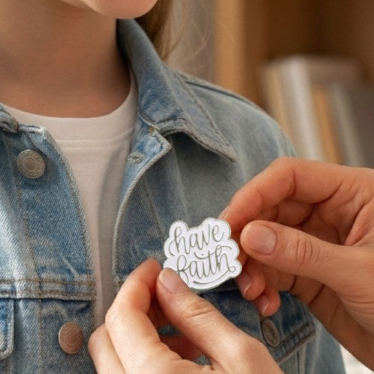 Faith & Style – Uplifting Medal Enamel Pin