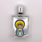 Uplifting Holy water bottle  Glass with Charm