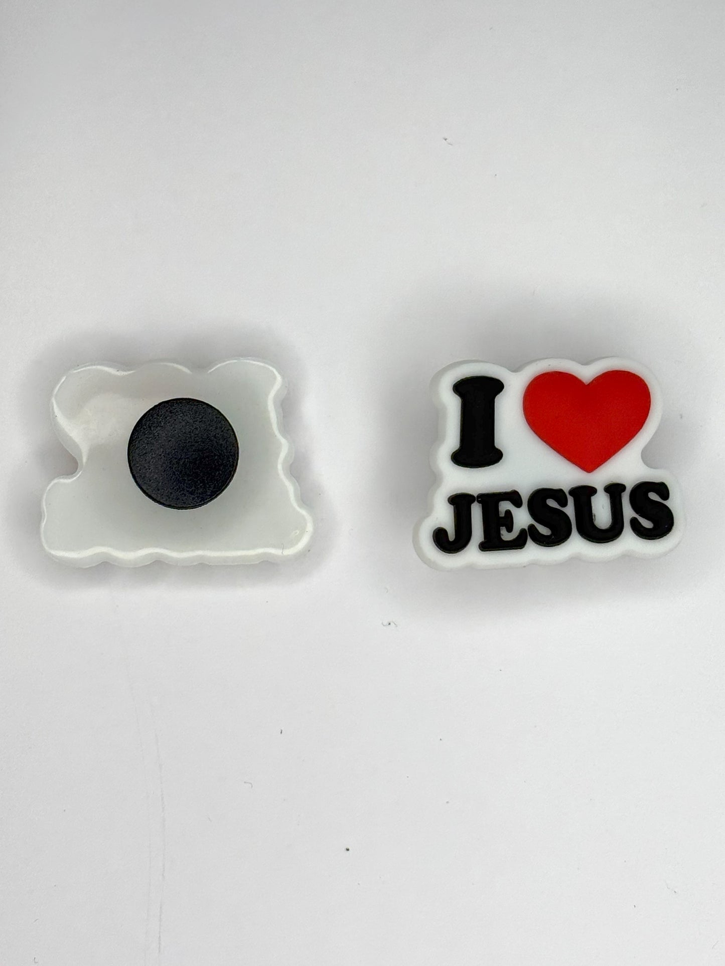 Faith Cute Shoe Charms, Jesus Saves, I Love Jesus Shoe Charms