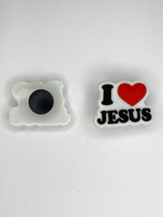 Faith Cute Shoe Charms, Jesus Saves, I Love Jesus Shoe Charms – AM) I Love Jesus