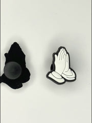 Faith Cute Shoe Charms, Jesus Saves, I Love Jesus Shoe Charms – AH) Praying Hands