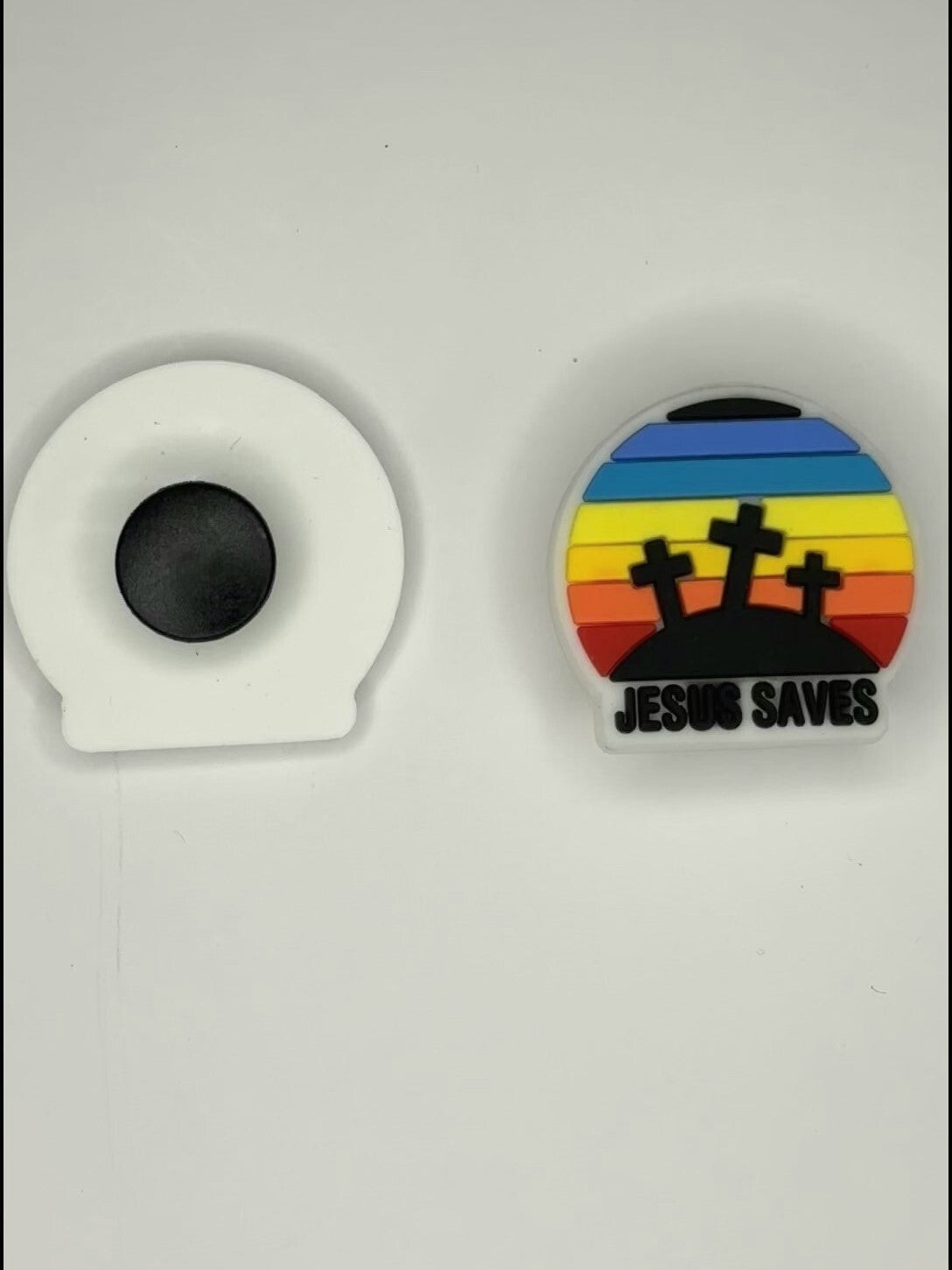 Faith Cute Shoe Charms, Jesus Saves, I Love Jesus Shoe Charms