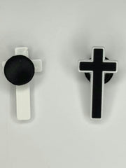 Faith Cute Shoe Charms, Jesus Saves, I Love Jesus Shoe Charms – AJ) Cross