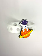 Crocs Style Bracelete.  Soft touch PVC for shoe charms