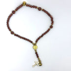 Rosary Bracelet with Natural Gemstone and Secure Magnetic Clasp, Perfect Gift for First Communion, Confirmation, and Sacraments