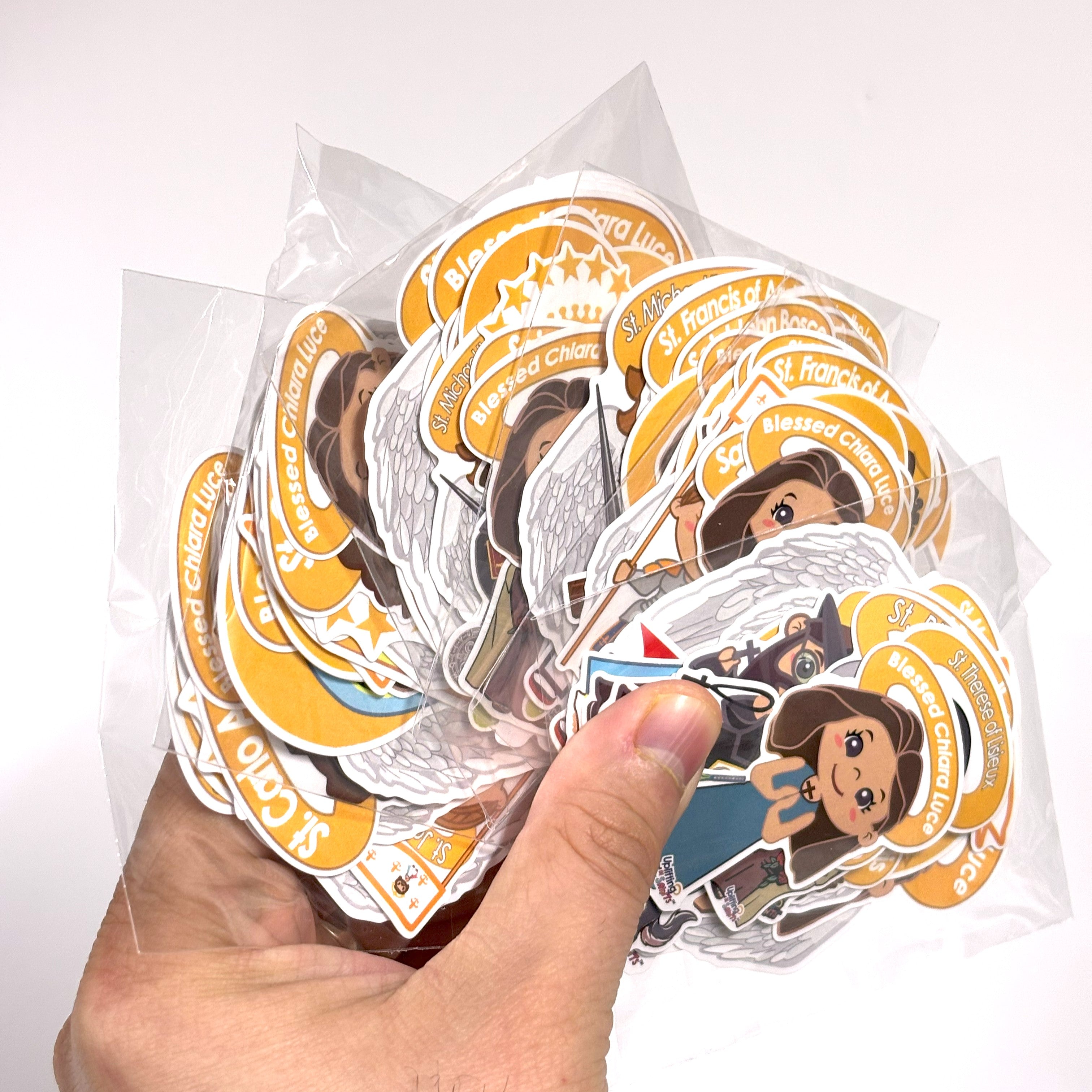 Bundle of Joy: 6 Packs of  24 Lil Saints Stickers (Bulk of 144 Stickers Total)