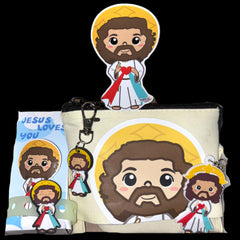 Personalized extra cute Gift Box: Virgin Mary or Jesus Collection for First Communion, Confirmation, or Baptism – Jesus Collection