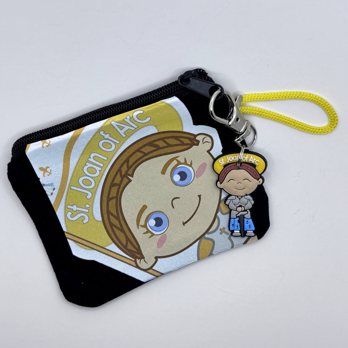 Felt Pouch with Matching Keychain Uplifting Lil Saints