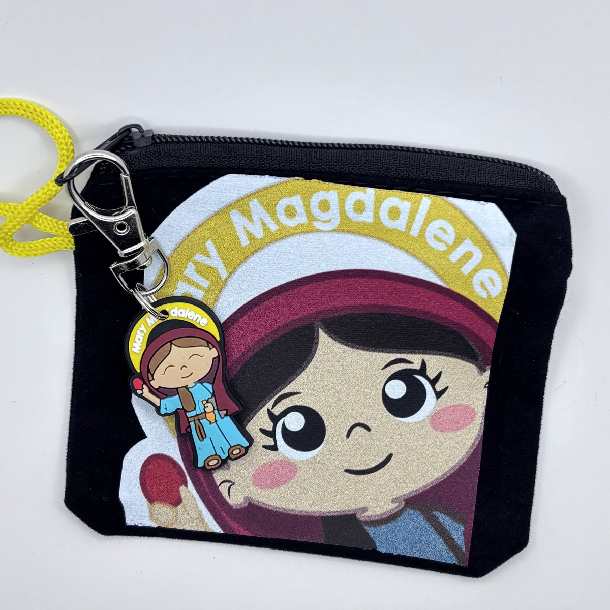 Felt Pouch with Matching Keychain Uplifting Lil Saints