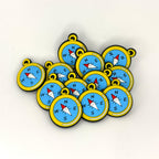 VBS Compass Bracelet perfect for True North  . Crocs Style Bracelete.  Soft touch PVC Charms and Silicone Bracelet