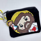 Felt Pouch with Matching Keychain Uplifting Lil Saints