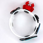 VBS Bracelet perfect for Scuba  . Crocs Style Bracelete.  Soft touch PVC Charms and Silicone Bracelet
